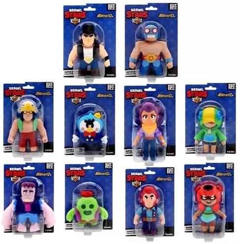 BRAWL STARS Monsterflex Squishy cm In Blister (cm x) In espo da 12pz 12ass…x12